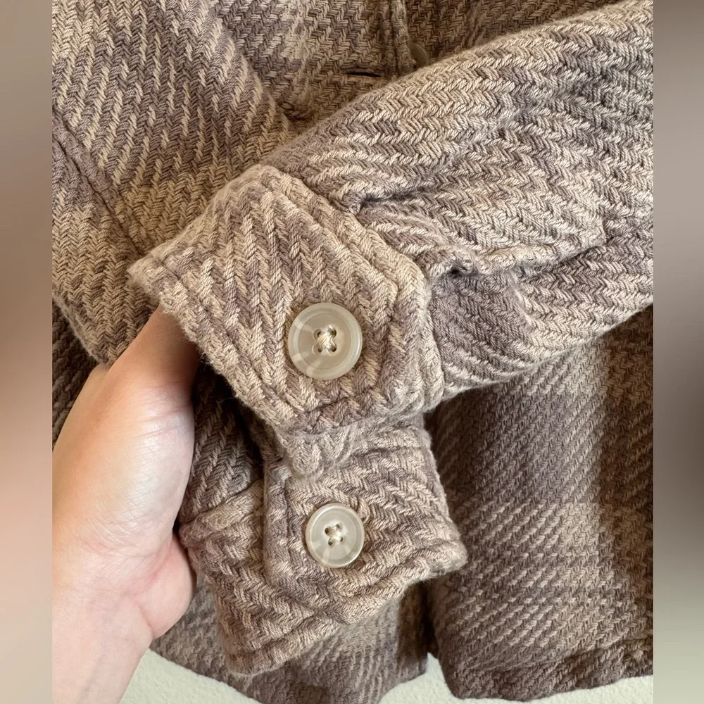Outerknown Cloud Weave Shirt Jacket Pockets